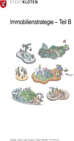 Immobilienstrategie - Teil B - Stadt Kloten