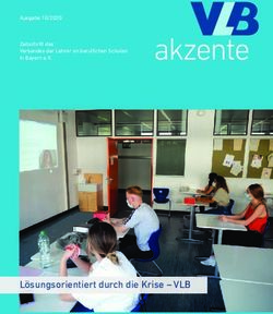 Akzente Ausgabe 10/2020 Zeitschrift des Verbandes der Lehrer an beruflichen Schulen in Bayern e. V - VLB Bayern