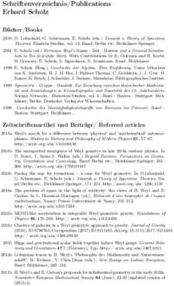 Schriftenverzeichnis/Publications Erhard Scholz - B&uuml;cher/Books