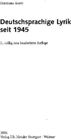 Deutschsprachige Lyrik seit 1945 - Hermann K&ouml;rte 2., v&ouml;llig neu bearbeitete Auflage - 2004 Verlag J.B. Metzler Stuttgart Weimar