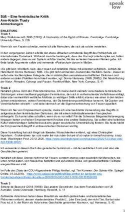 Süß - Eine feministische Kritik Ann-Kristin Tlusty Anmerkungen