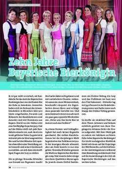 Zehn Jahre Bayerische Bierk&ouml;nigin