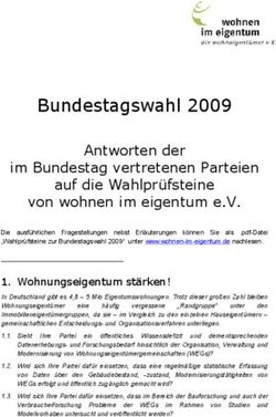 Bundestagswahl 2009 Antworten der im Bundestag vertretenen Parteien auf die Wahlpr&uuml;fsteine von wohnen im eigentum e.V.
