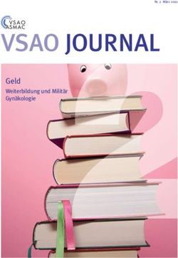 VSAO JOURNAL Geld Weiterbildung und Militär Gynäkologie