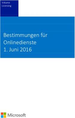 Bestimmungen f&uuml;r Onlinedienste 1. Juni 2016 - Volume Licensing