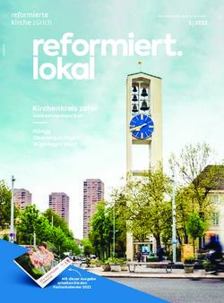 Reformiert. lokal Kirchenkreis zehn - www.kirchenkreis10.ch - Reformierte Kirche Z&uuml;rich