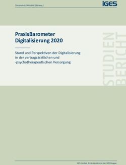 PraxisBarometer Digitalisierung 2020 - Stand und Perspektiven der Digitalisierung in der vertragsärztlichen und -psychotherapeutischen Versorgung ...