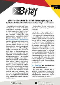 Solide Haushaltspolitik st&auml;rkt Handlungsf&auml;higkeit