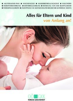 Alles für Eltern und Kind von Anfang an! - OÖGKK
