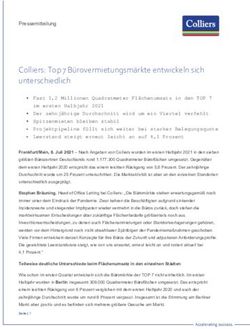 Colliers: Top 7 B&uuml;rovermietungsm&auml;rkte entwickeln sich unterschiedlich