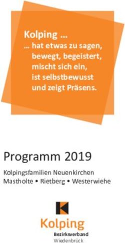 Programm 2019 Kolpingsfamilien Neuenkirchen Mastholte Rietberg Westerwiehe - Kolping