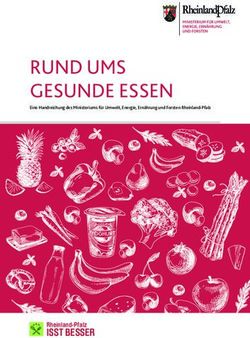 RUND UMS GESUNDE ESSEN - ISST BESSER Rheinland-Pfalz