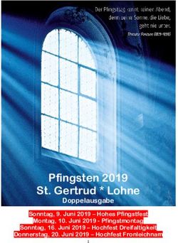 Pfingsten 2019 St. Gertrud * Lohne - Doppelausgabe Sonntag, 9. Juni 2019 - Hohes Pfingstfest