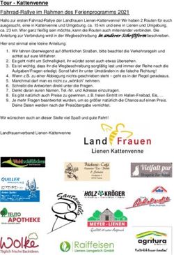 Tour - Kattenvenne Fahrrad-Rallye im Rahmen des Ferienprogramms 2021 - Kattenvenne Fahrrad-Rallye im Rahmen des ...