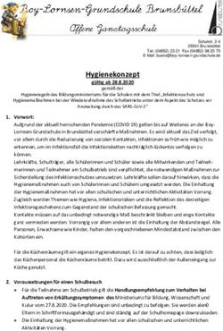 Hygienekonzept - Boy Lornsen Grundschule Brunsb&uuml;ttel