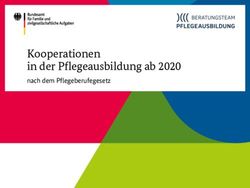 Kooperationen in der Pflegeausbildung ab 2020 - nach dem Pflegeberufegesetz