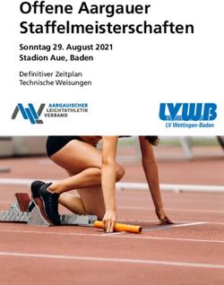 Offene Aargauer Staffelmeisterschaften - Sonntag 29. August 2021 Stadion Aue, Baden - LV Wettingen-Baden