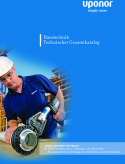 Haustechnik Technischer Gesamtkatalog - Heizen und Kühlen mit Uponor Auszug