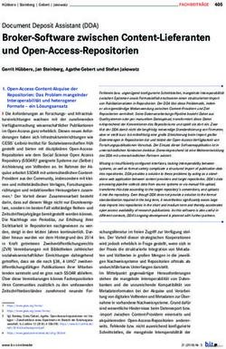 Broker-Software zwischen Content-Lieferanten und Open-Access-Repositorien - B.I.T.online