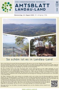 AMTSBLATT LANDAU-LAND - Verbandsgemeinde Landau-Land