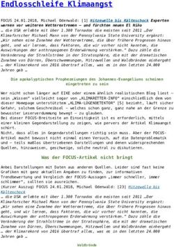 Endlosschleife Klimaangst - Eike