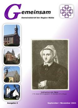 G emeinsam Gemeindebrief der Region Nidda - Stadtkirche Nidda
