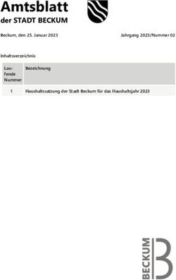 Amtsblatt der STADT BECKUM