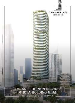 DF IOTA HOLDING GmbH 6% ANLEIHE 2019 bis 2023 - Ein Unternehmen von SORAVIA - IFA AG
