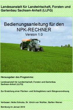 NPK-RECHNER Bedienungsanleitung für den - Landesanstalt für Landwirtschaft, Forsten und Gartenbau Sachsen-Anhalt (LLFG)