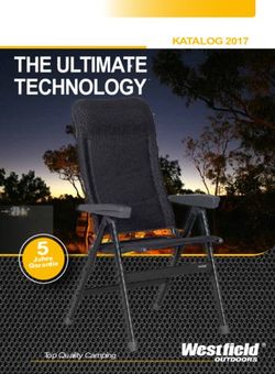 THE ULTIMATE TECHNOLOGY - KATALOG 2017 - Westfield Outdoors