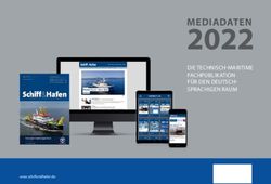 2022 DIE TECHNISCH-MARITIME FACHPUBLIKATION F&Uuml;R DEN DEUTSCH-SPRACHIGEN RAUM - Schiff & Hafen