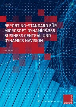 REPORTING-STANDARD F&Uuml;R MICROSOFT DYNAMICS 365 BUSINESS CENTRAL UND DYNAMICS NAVISION - IT's like you.
