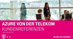 Azure von der Telekom Kundenreferenzen - Stand: Februar 2018