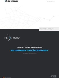 Neuerungen und &Auml;nderungen - Video Management TECHNISCHE MITTEILUNG - Dallmeier