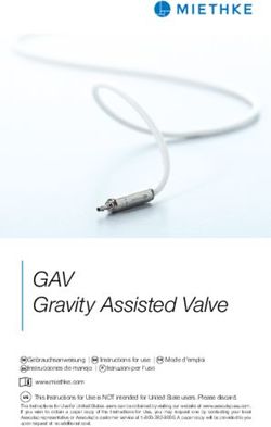 GAV Gravity Assisted Valve - Christoph Miethke GmbH & Co. KG