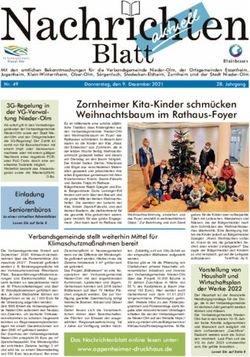 Zornheimer Kita-Kinder schm&uuml;cken Weihnachtsbaum im Rathaus-Foyer - Verbandsgemeinde Nieder-Olm