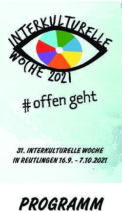 PROGRAMM - Interkulturelle Woche
