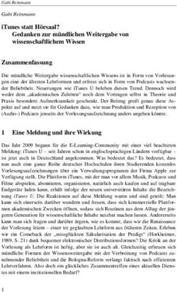 ITunes statt H&ouml;rsaal? - Gabi Reinmann