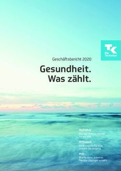 Gesundheit. Was zählt - Geschäftsbericht 2020 - Weitblick - Techniker ...