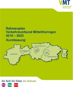 Rahmenplan Verkehrsverbund Mittelthüringen 2019 - 2023 Kurzfassung 2023 ...