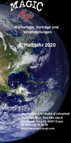 Halbjahr 2020 Workshops, Vortr&auml;ge und Veranstaltungen