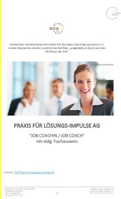PRAXIS FÜR LÖSUNGS-IMPULSE AG - "JOB COACHIN / JOB COACH"