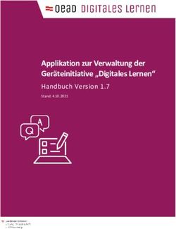 Applikation zur Verwaltung der Geräteinitiative "Digitales Lernen" - Handbuch Version 1.7