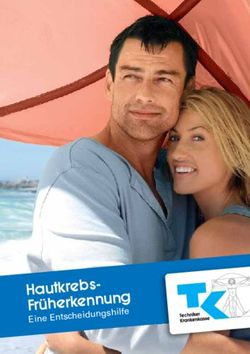 Fr&uuml;herkennung Eine Entscheidungshilfe - Techniker Krankenkasse