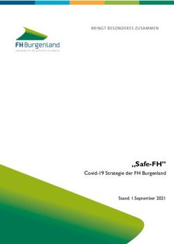 "Safe-FH" Covid-19 Strategie der FH Burgenland Stand: 1.September 2021