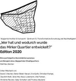 "Wer hat und wodurch wurde das Mirker Quartier entwickelt?" Edition 2020