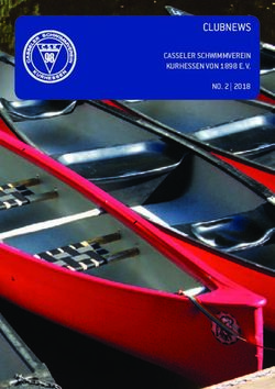 CLUBNEWS CASSELER SCHWIMMVEREIN KURHESSEN VON 1898 E. V. NO. 2 | 2018 - CSK 98