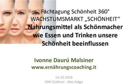 Nahrungsmittel als Sch&ouml;nmacher - WACHSTUMSMARKT "SCH&Ouml;NHEIT" wie Essen und Trinken unsere - IDM ...