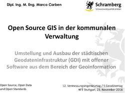 Open Source GIS in der kommunalen Verwaltung - Umstellung und Ausbau der städtischen Geodateninfrastruktur (GDI) mit offener Software aus dem ...