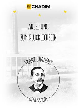 ANLEITUNG ZUM GL&Uuml;CKLICHSEIN - Das Chadim